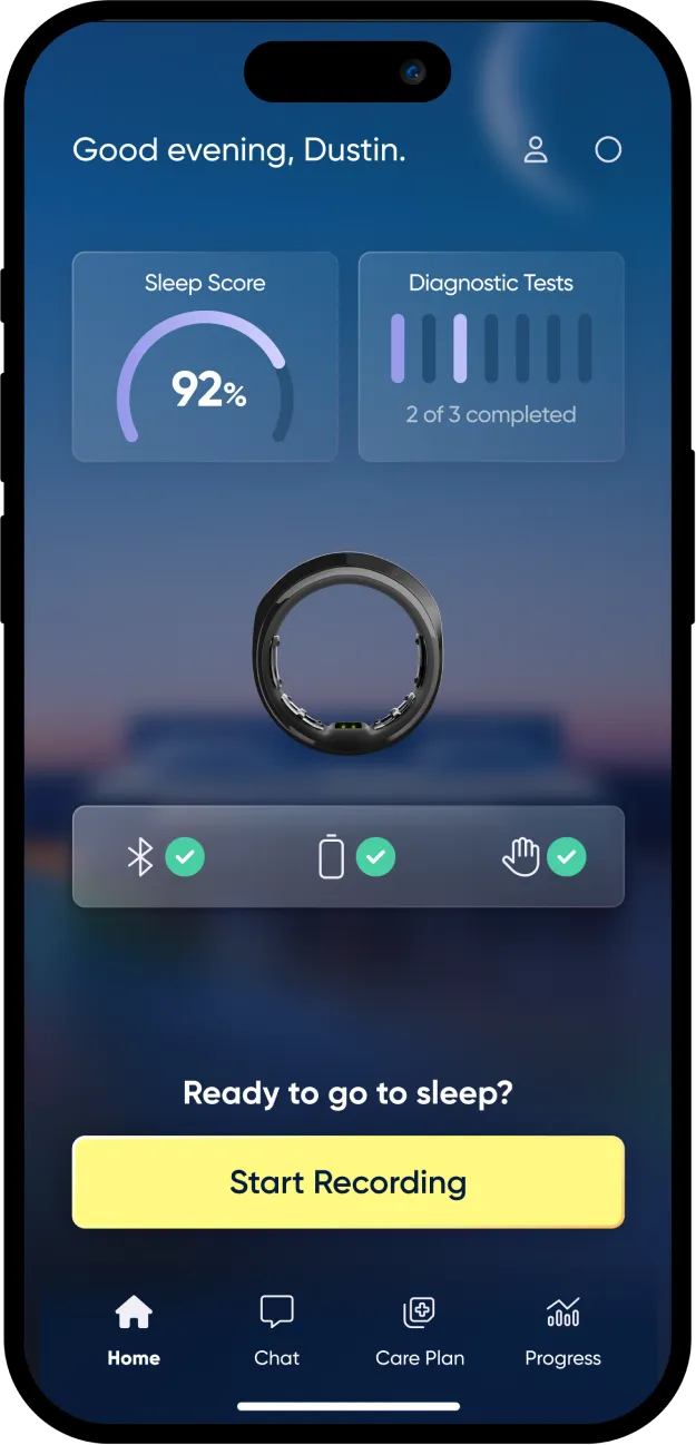 Happy Ring | AI-Powered smart ring for sleep testing (FDA)